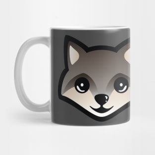 Gray Wolf Pup Mug